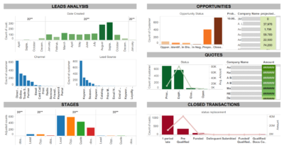 dashboard 069 leads cohort status of leads closed transactions